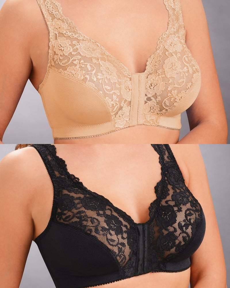 πBuy 1 Get 1 FREEπ - Front Hook Stretch-lace Bra