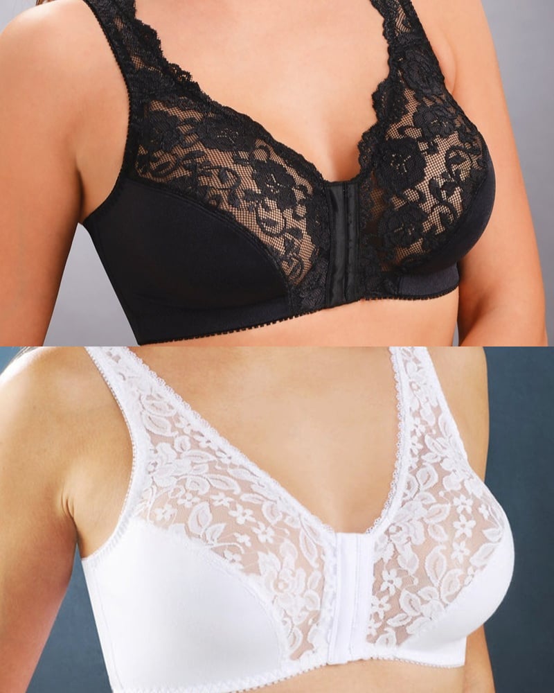 πBuy 1 Get 1 FREEπ - Front Hook Stretch-lace Bra