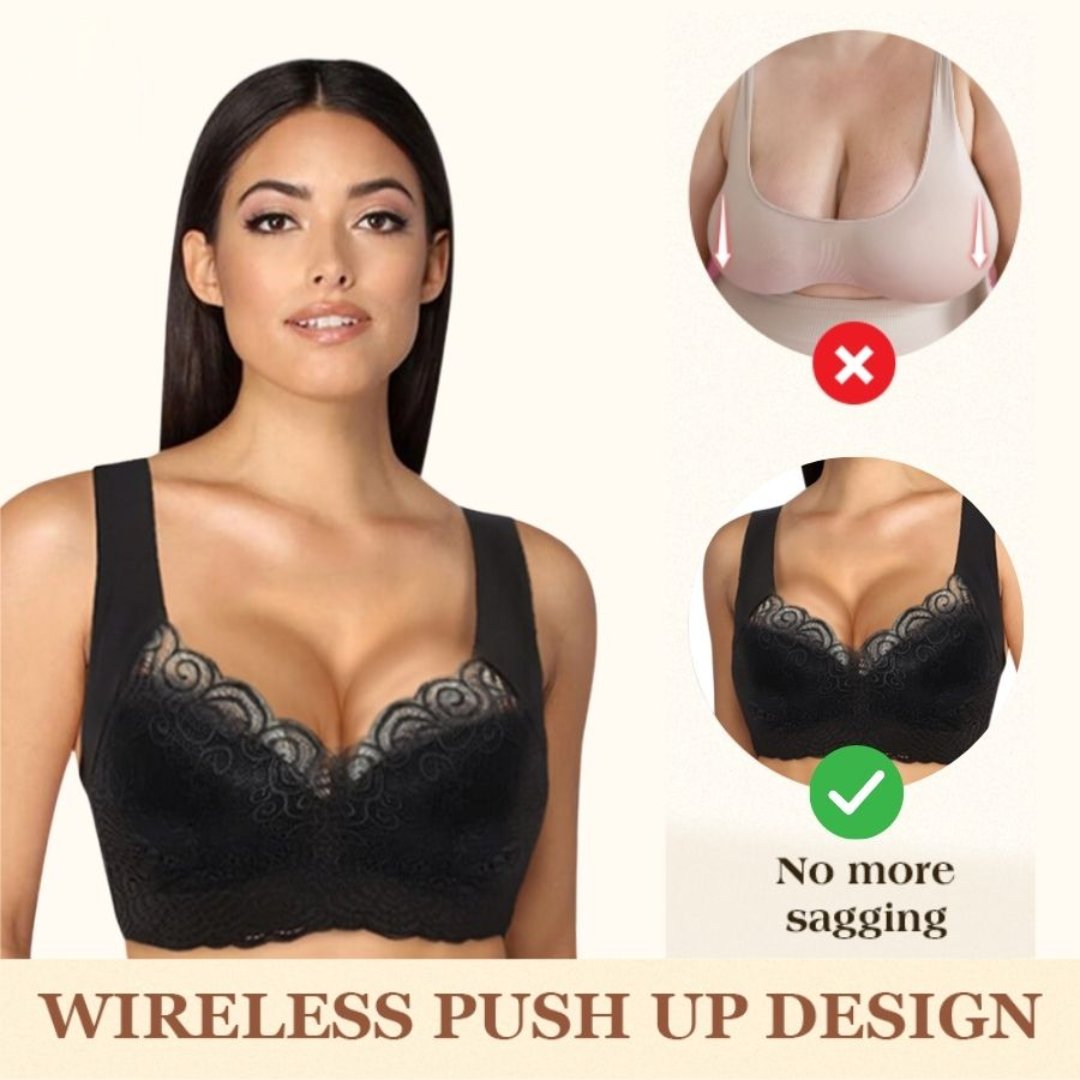 š„Last Day Buy 1 Get 2 Freeš-Seamless Bra Wireless Push Up Lace Bra