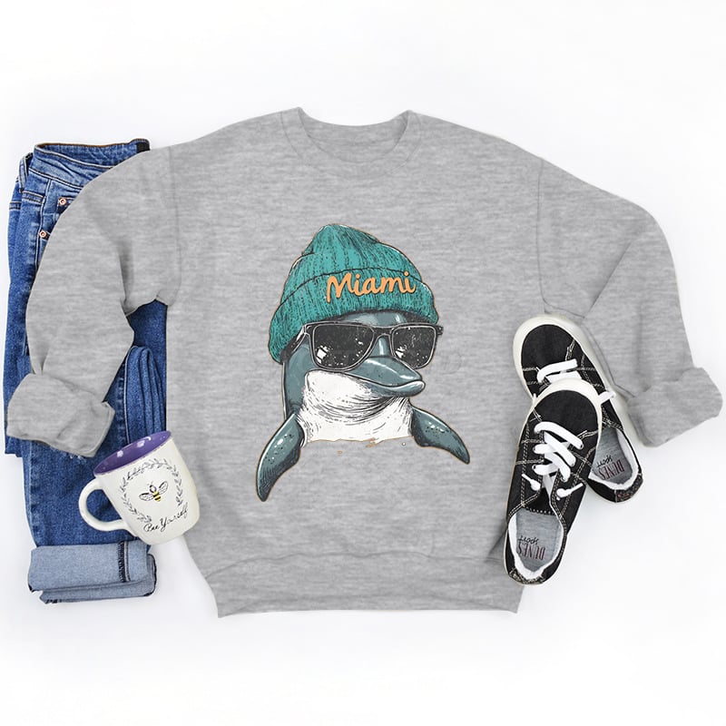 Spirit Animal Football Graphic Sweatshirts - City Animal Sports Pullover