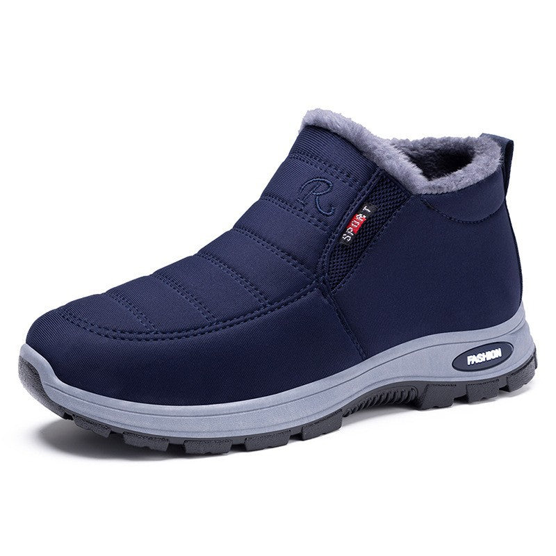 Women's Slip-On Fleece-Lined Winter Boots Warm, Waterproof & Anti-Slip