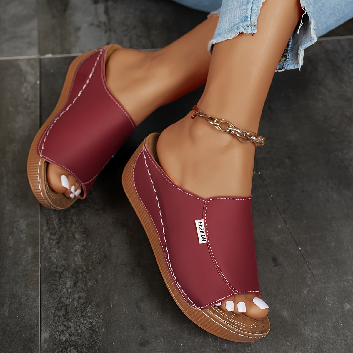 Isabella | Sandal with 6cm Comfort Sole