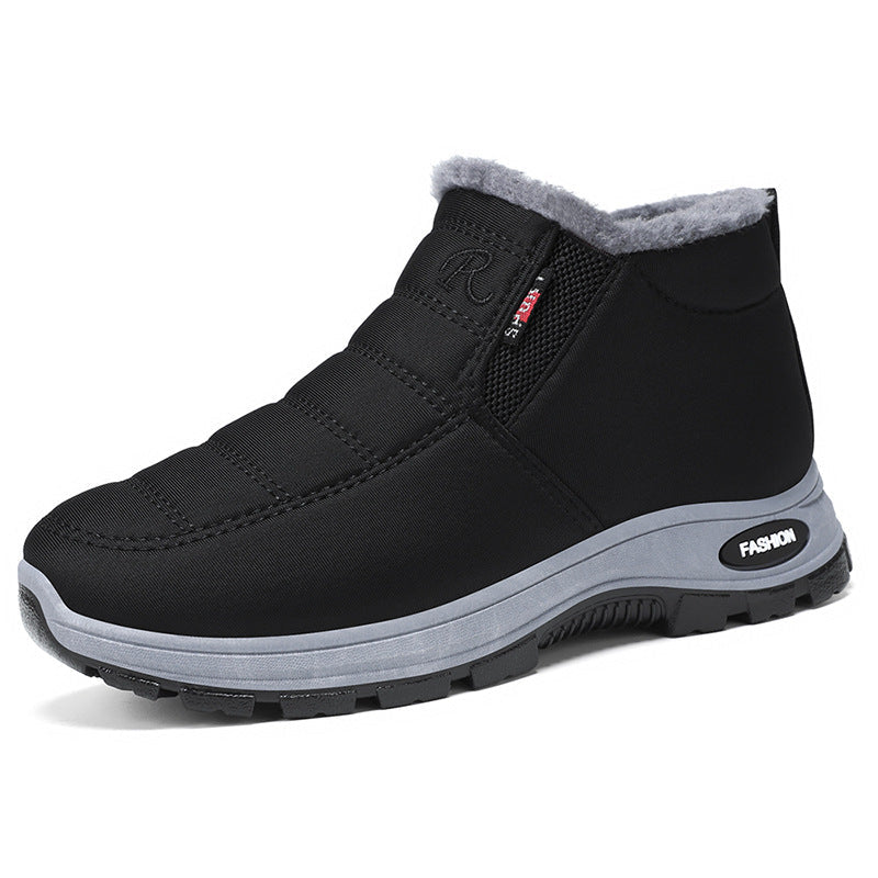 Women's Slip-On Fleece-Lined Winter Boots Warm, Waterproof & Anti-Slip