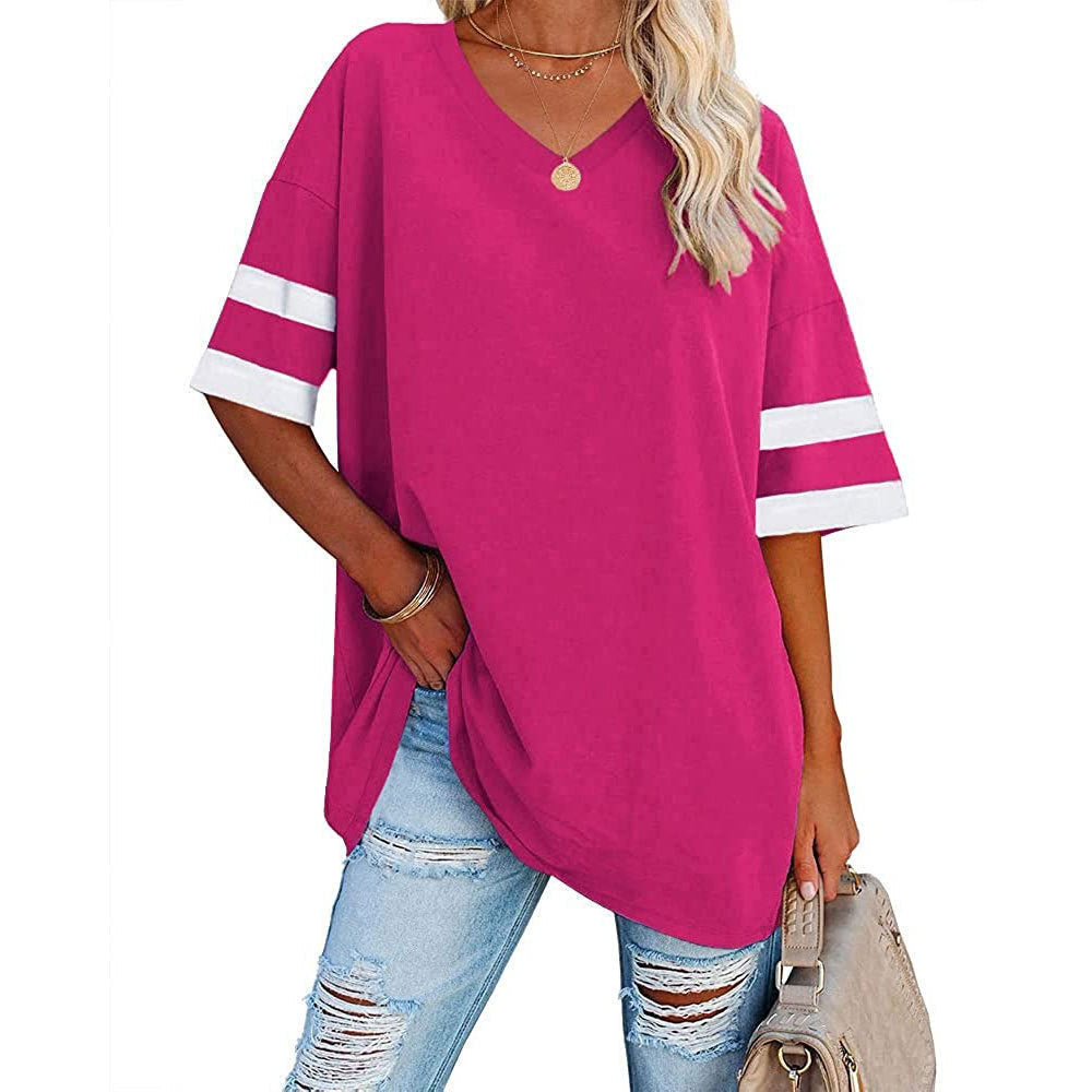 🔥Up to 69% OFF Today🔥Women Summer 2025 Tops 20 Colors Casual V-neck T-shirts