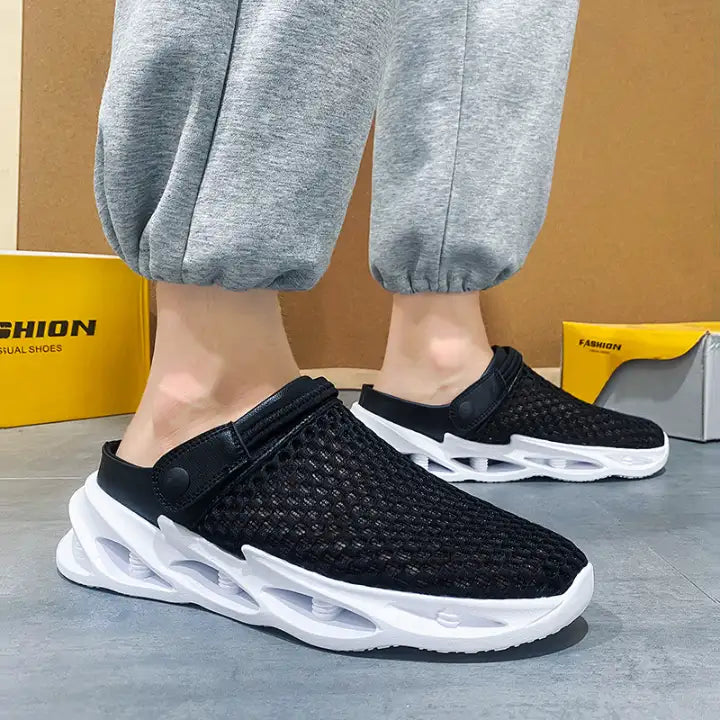 LetcloTM New Men's Orthopedic Hollow-Out Crocs / Sandals