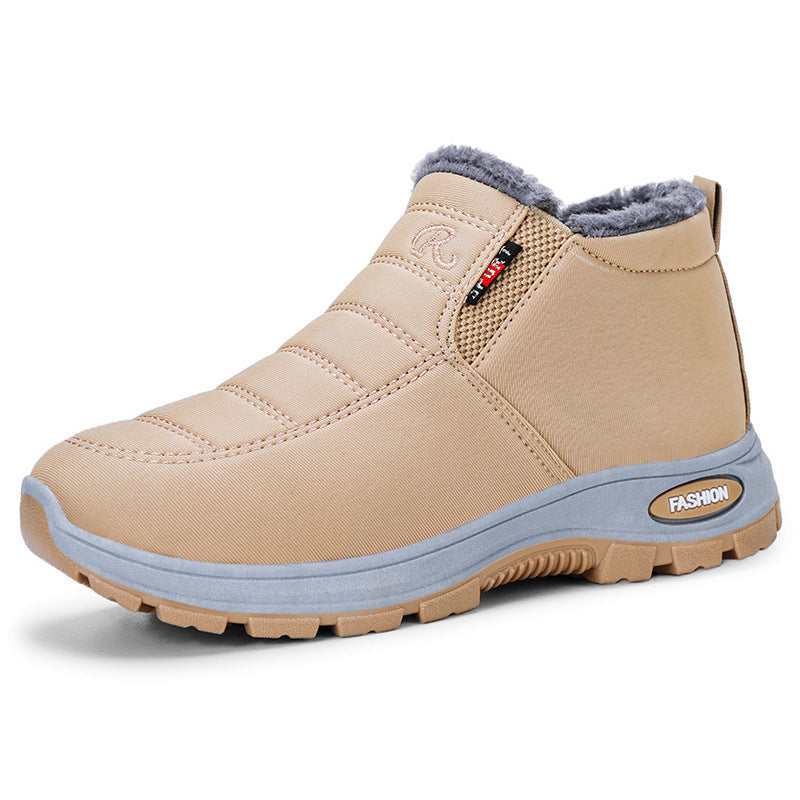 Women's Slip-On Fleece-Lined Winter Boots Warm, Waterproof & Anti-Slip