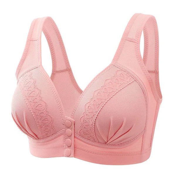 đź’•BUY 1 GET 2 FREEđź’•-2023 Front Button Breathable Skin-Friendly Cotton Bra