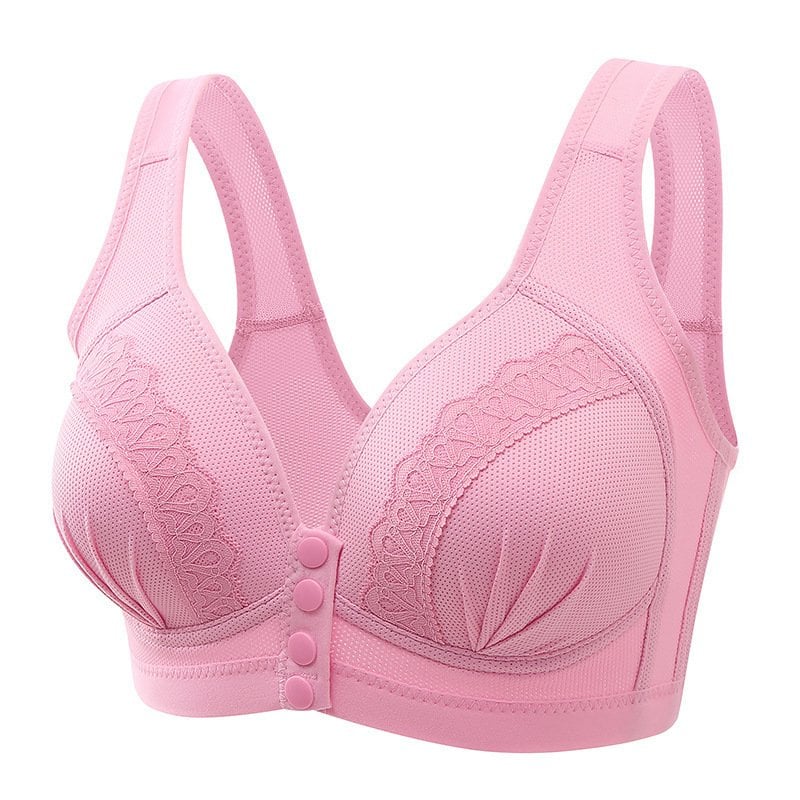 đź’•BUY 1 GET 2 FREEđź’•-2023 Front Button Breathable Skin-Friendly Cotton Bra