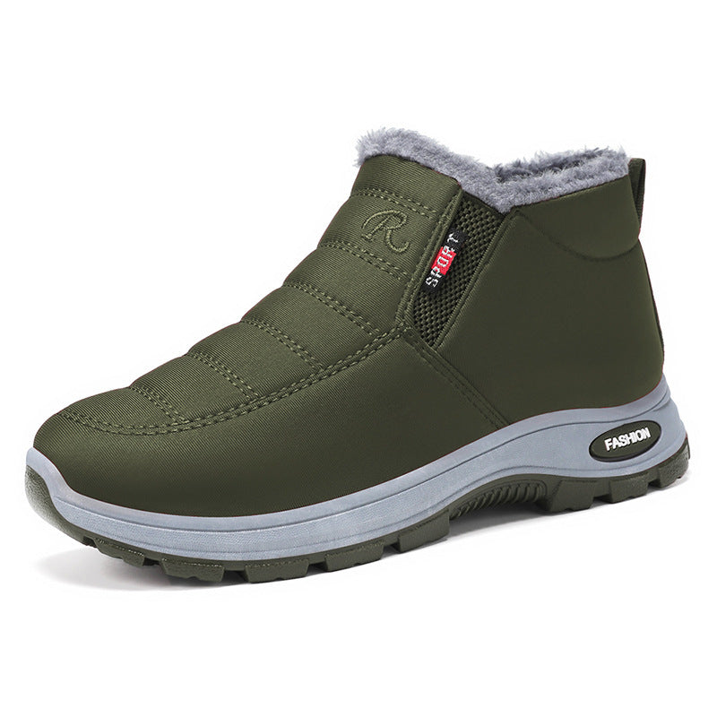 Women's Slip-On Fleece-Lined Winter Boots Warm, Waterproof & Anti-Slip