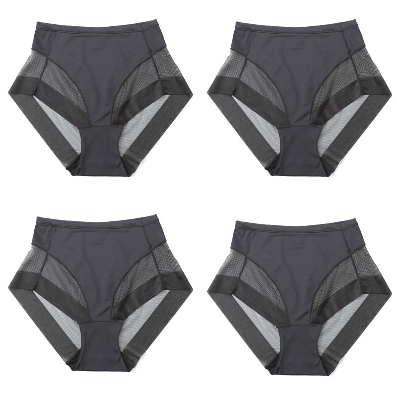 🔥Hot Sale Pay 1 Get 4🔥High Waist Ice Silk Seamless Shaping Briefs