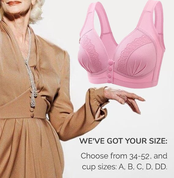 đź’•BUY 1 GET 2 FREEđź’•-2023 Front Button Breathable Skin-Friendly Cotton Bra
