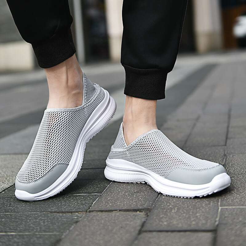 Men's Breathable Mesh Slip On Sneakers