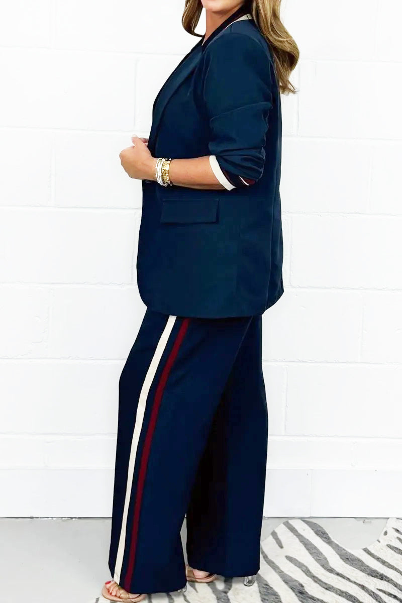 Women's Side Stripe Trouser & Blazer Suit
