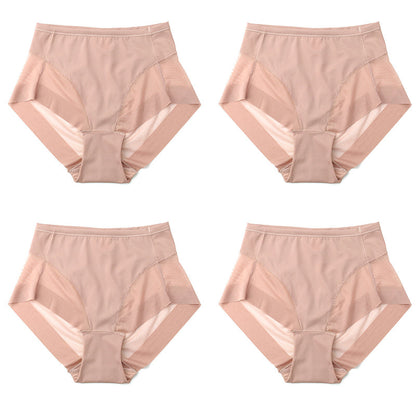 🔥Hot Sale Pay 1 Get 4🔥High Waist Ice Silk Seamless Shaping Briefs