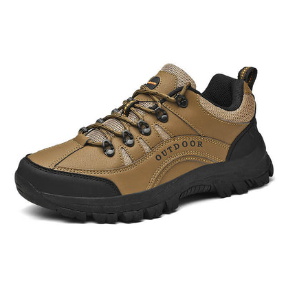 Men's New Solid Color Outdoor Hiking Shoes