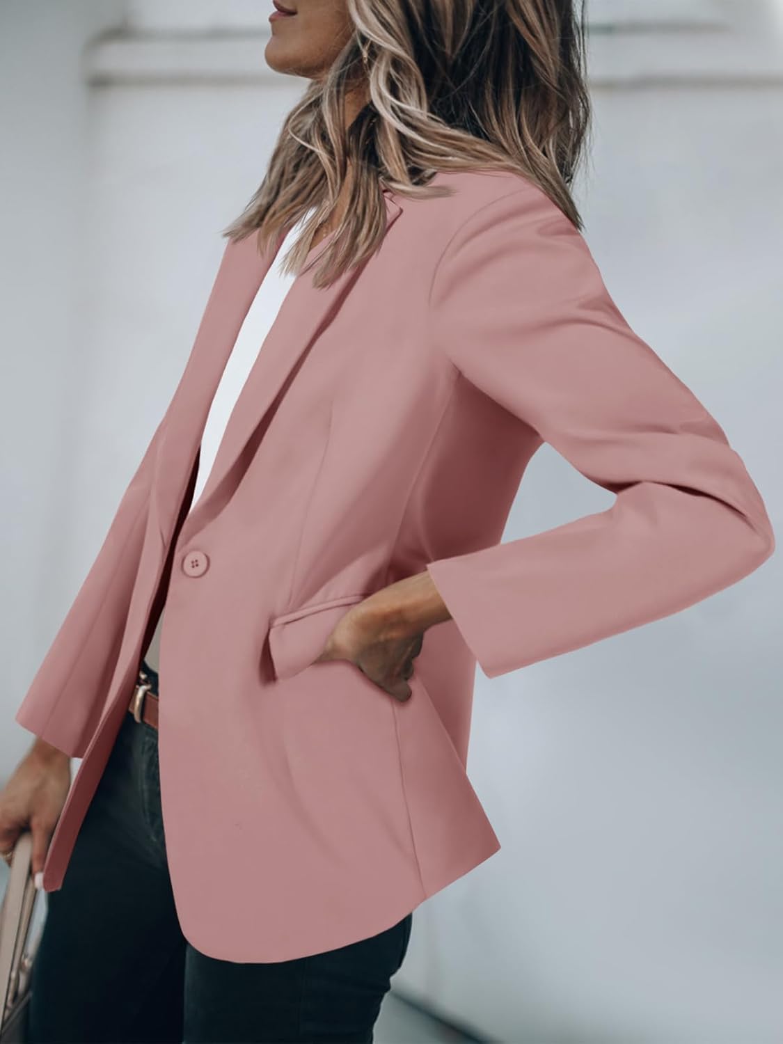 Women's Casual Button Blazer Jacket (Buy 2 Free Shipping)