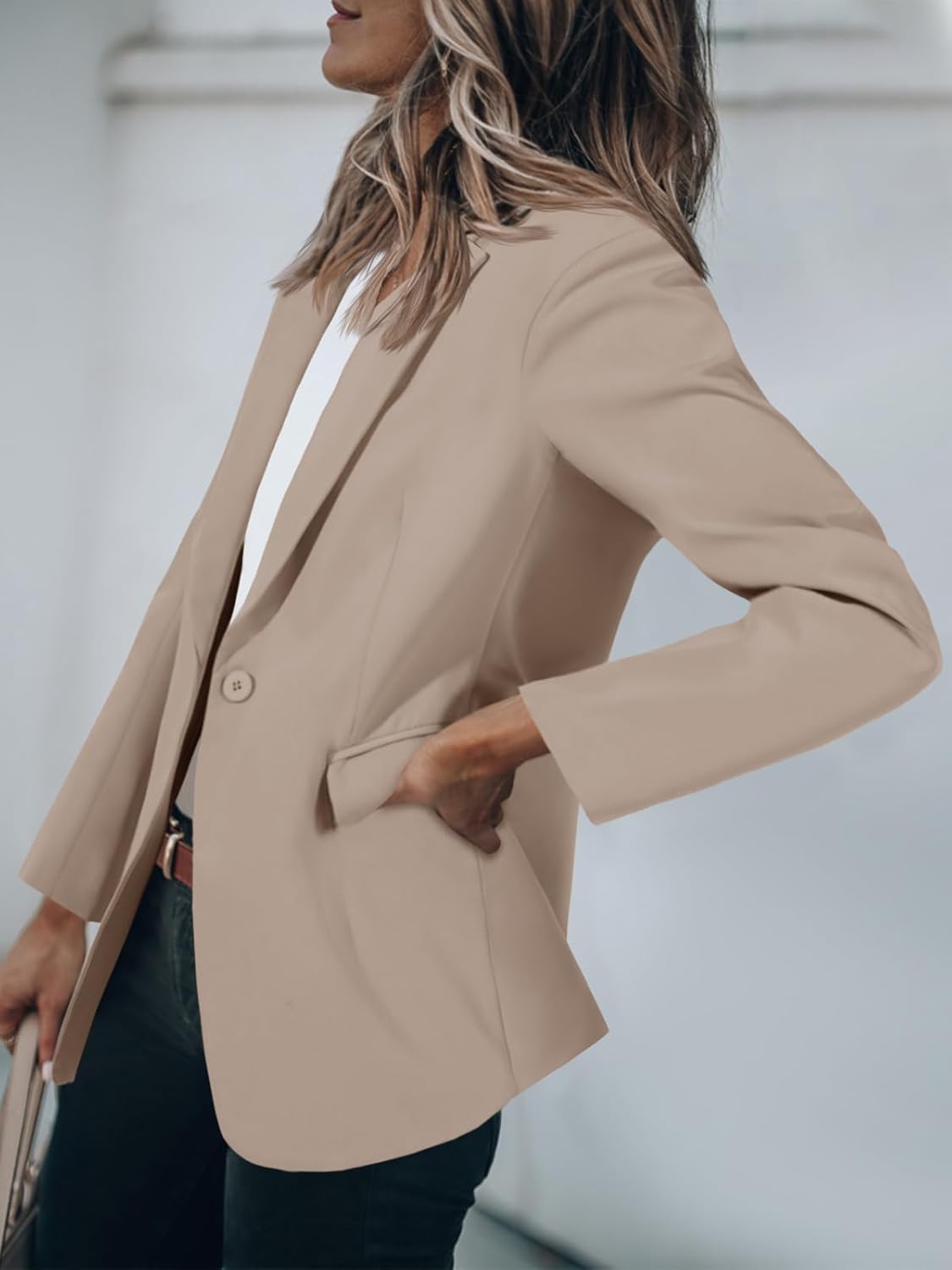 Women's Casual Button Blazer Jacket (Buy 2 Free Shipping)