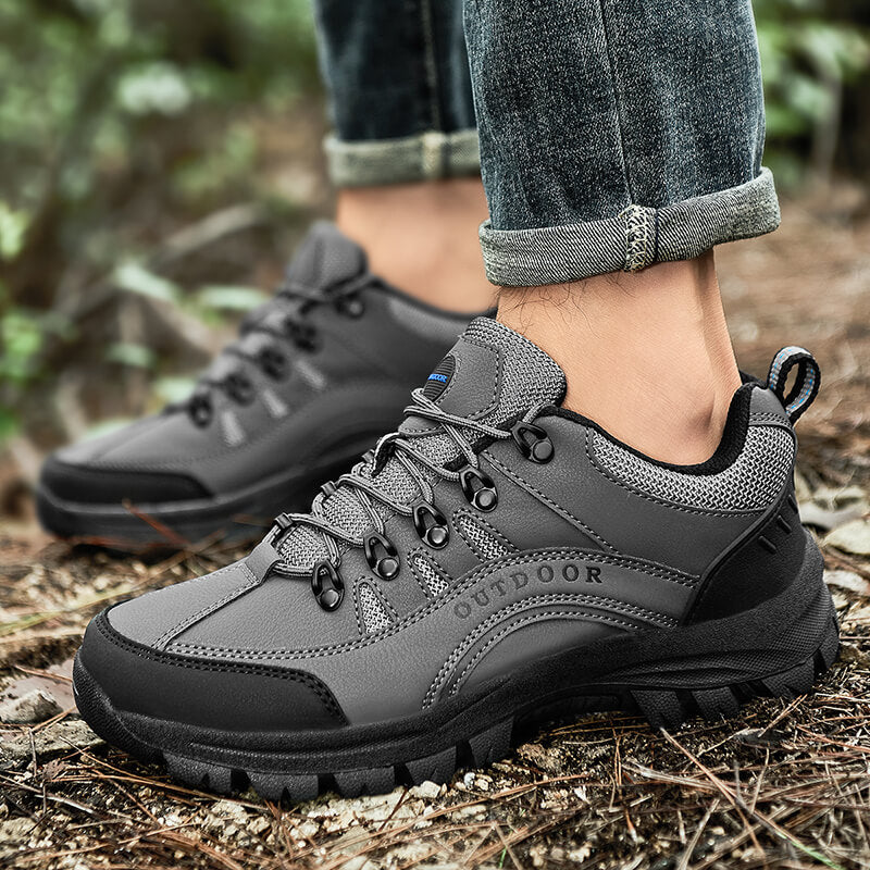 Men's New Solid Color Outdoor Hiking Shoes