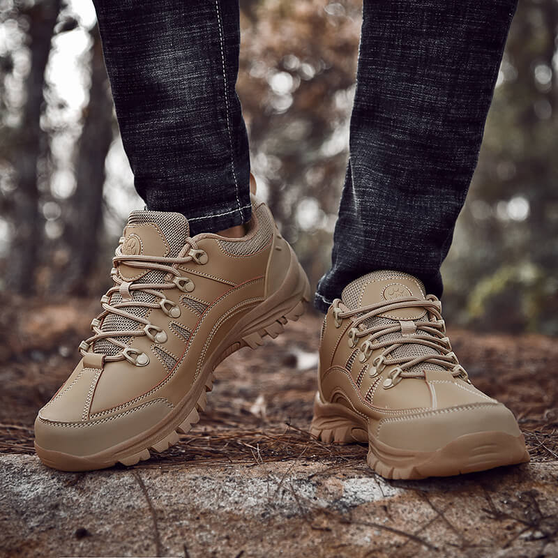Men's New Solid Color Outdoor Hiking Shoes