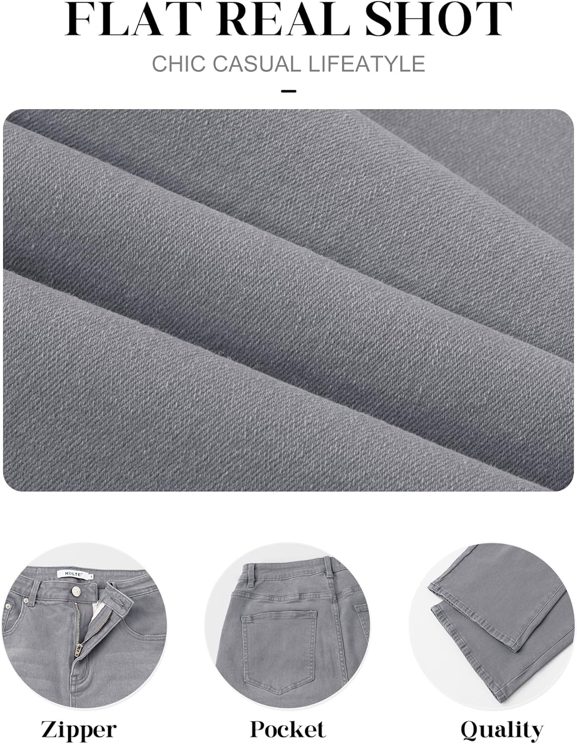HDLTE Women Wide Leg Jeans High Waist Baggy Jeans Loose Boyfriend Jeans Denim Pants Y2K