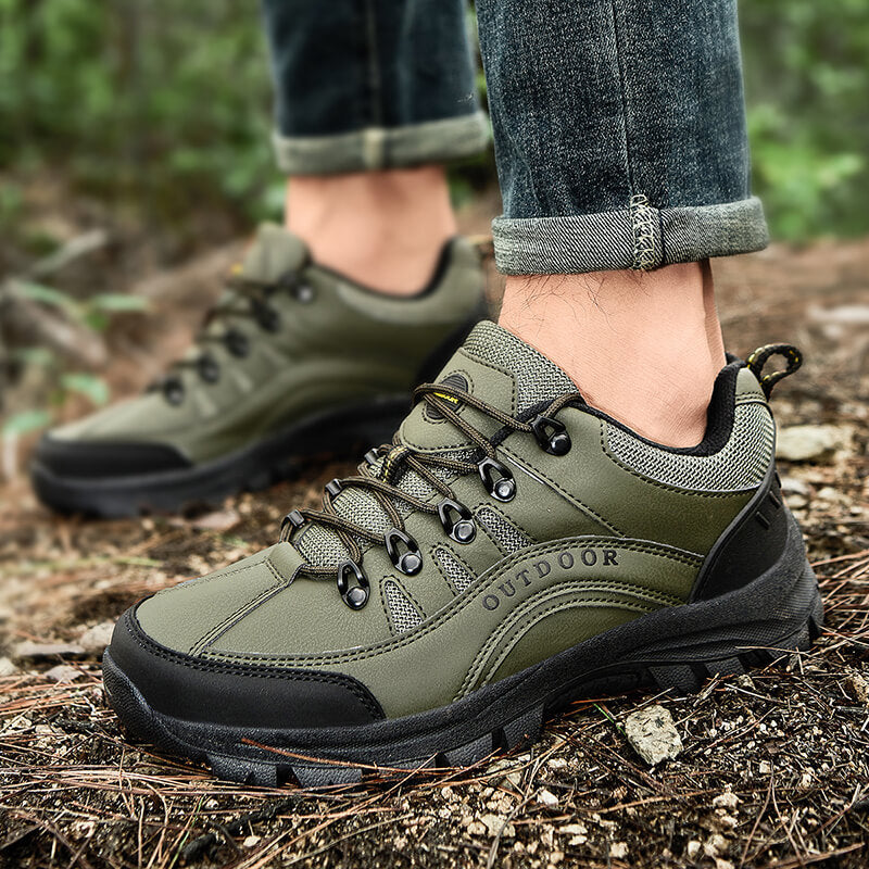 Men's New Solid Color Outdoor Hiking Shoes