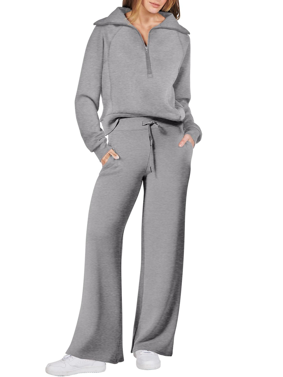 ⏰Hot Sale-Women's 2 Piece Casual Outfits Sweatsuit Set (Buy 2 Free Shipping)