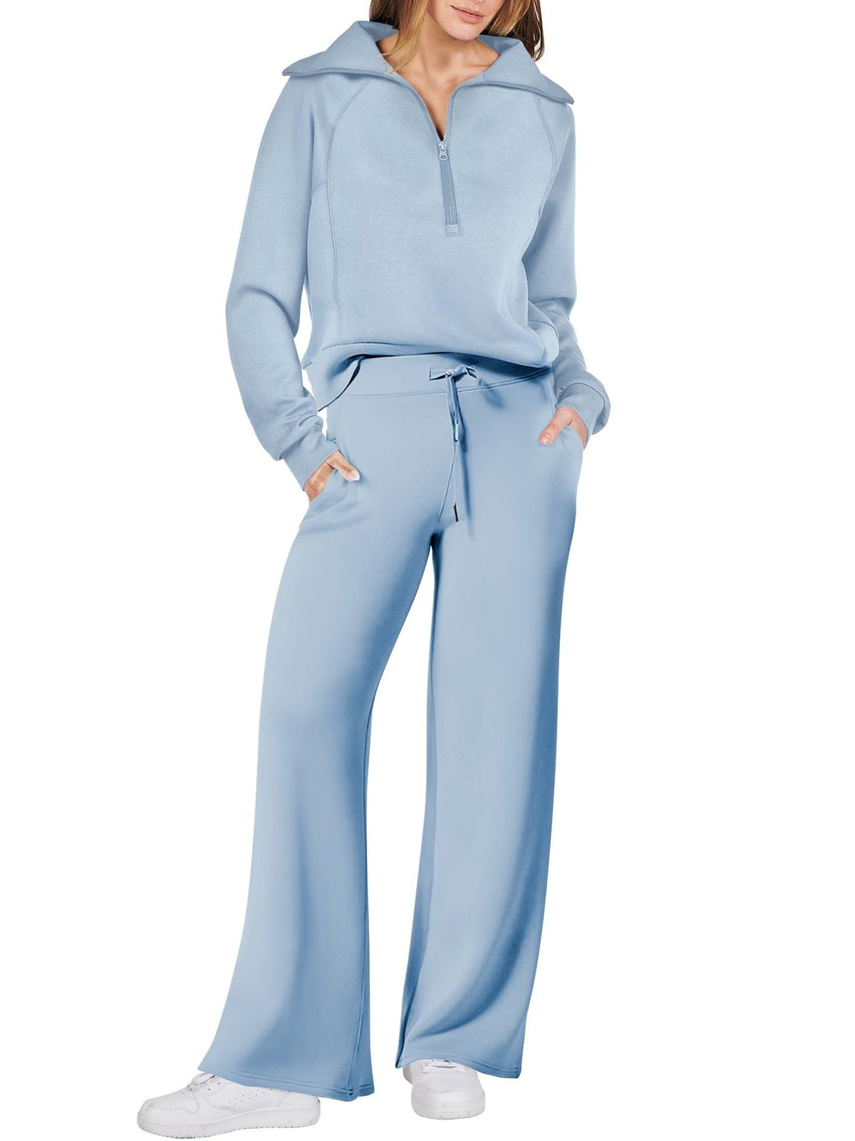 ⏰Hot Sale-Women's 2 Piece Casual Outfits Sweatsuit Set (Buy 2 Free Shipping)