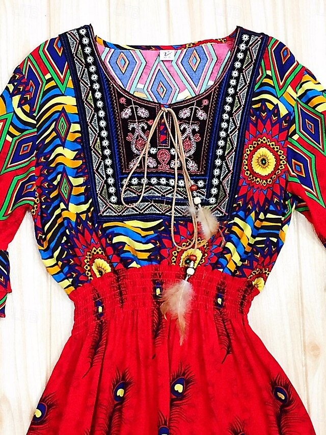Women's Casual Dresses Swing Dresses A-Line Dresses Bohemian Dresses