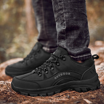 Men's New Solid Color Outdoor Hiking Shoes