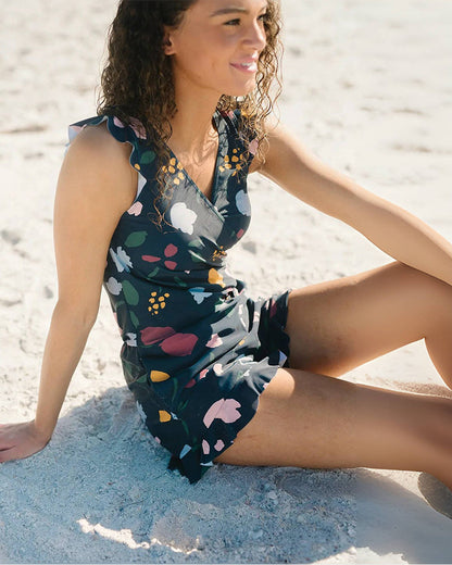 Built-in Bra Swim Romper