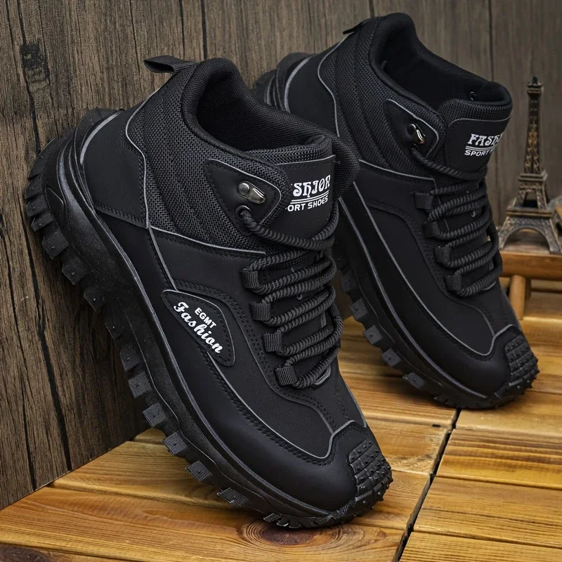 (⏰Limited Time Sale 70% OFF) Men’s Work Hiking Boots – Waterproof, Non-Slip, Puncture and Smash Resistant, Wide Toe, Arch Support – Ideal for Daily Wear and Outdoor Adventures